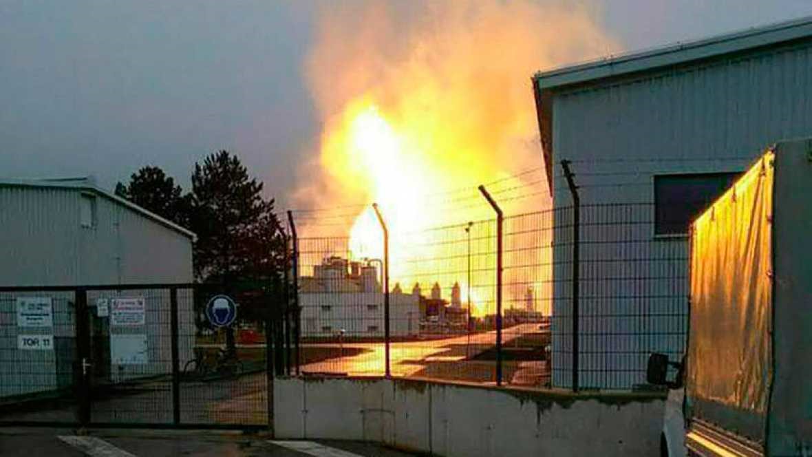 Explosión en una estación de gas en Austria