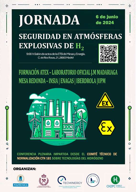 JORNADA TÉCNICA INFORMATIVA SOBRE SEGURIDAD EN ATMÓSFERAS EXPLOSIVAS DE HIDRÓGENO